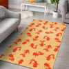 Goldfish Pattern Print Floor Mat-grizzshop