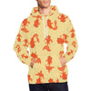 Load image into Gallery viewer, Goldfish Pattern Print Men Pullover Hoodie-grizzshop