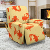 Goldfish Pattern Print Recliner Cover-grizzshop