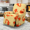 Goldfish Pattern Print Recliner Cover-grizzshop