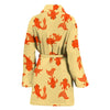 Goldfish Pattern Print Women Long Robe-grizzshop