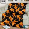 Goldfish Print Pattern Blanket-grizzshop