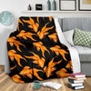 Goldfish Print Pattern Blanket-grizzshop