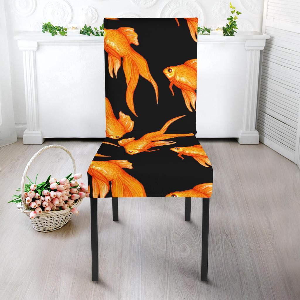 Goldfish Print Pattern Chair Cover-grizzshop