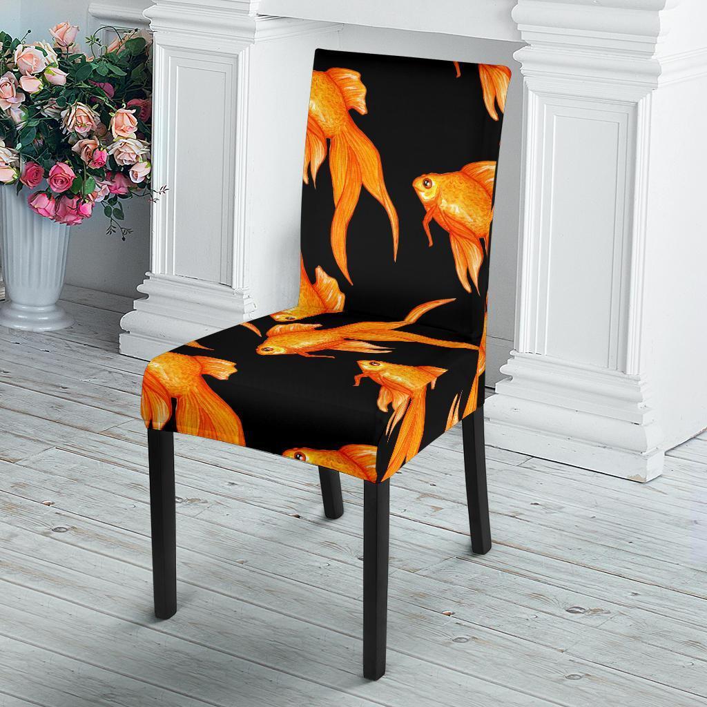 Goldfish Print Pattern Chair Cover-grizzshop