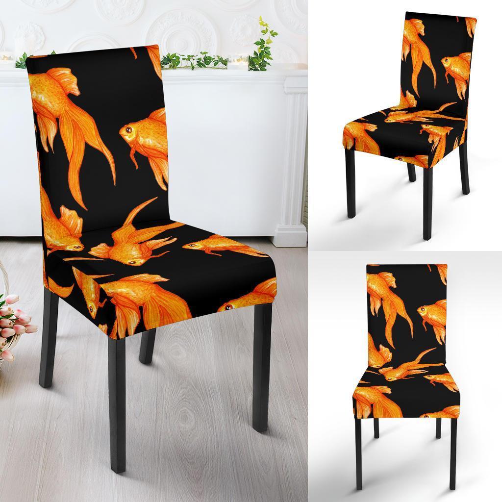 Goldfish Print Pattern Chair Cover-grizzshop