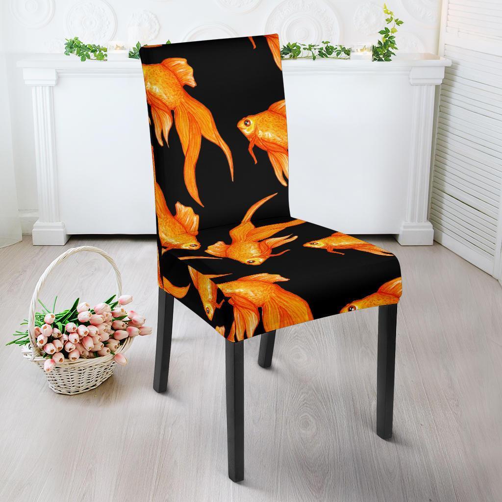 Goldfish Print Pattern Chair Cover-grizzshop