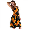 Goldfish Print Pattern Dress-grizzshop