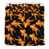 Goldfish Print Pattern Duvet Cover Bedding Set-grizzshop