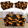 Goldfish Print Pattern Loveseat Cover-grizzshop