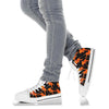 Goldfish Print Pattern Men Women's High Top Shoes-grizzshop