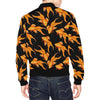 Goldfish Print Pattern Men's Bomber Jacket-grizzshop