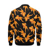 Goldfish Print Pattern Men's Bomber Jacket-grizzshop