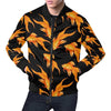 Goldfish Print Pattern Men's Bomber Jacket-grizzshop