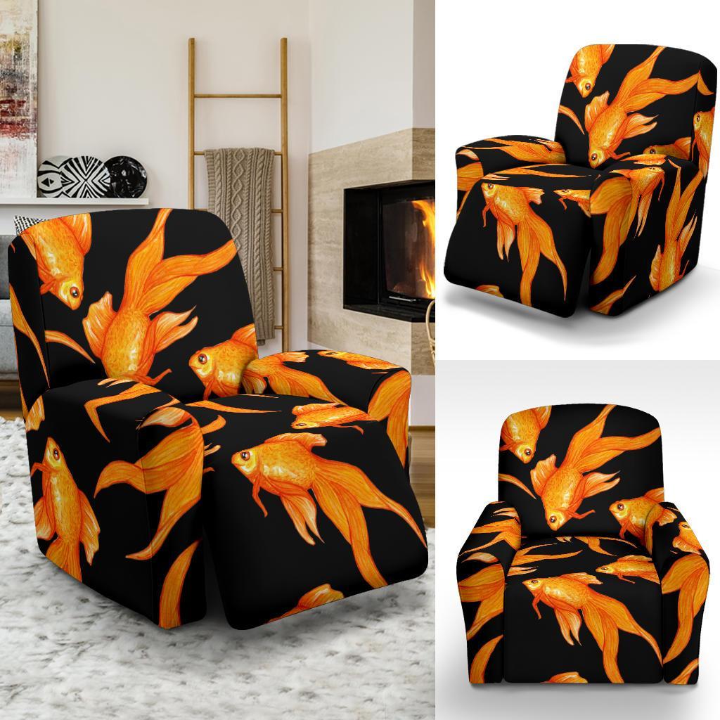 Goldfish Print Pattern Recliner Cover-grizzshop