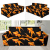 Goldfish Print Pattern Sofa Covers-grizzshop