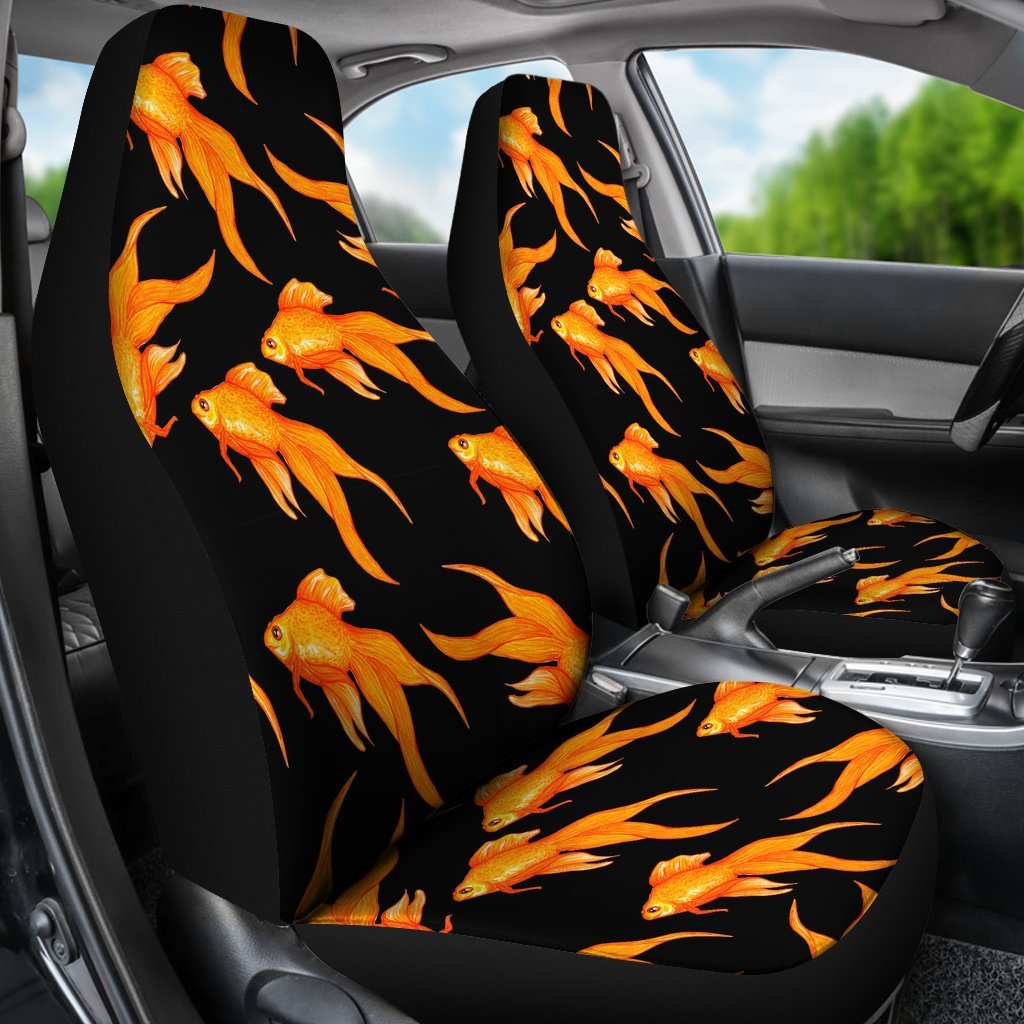 Goldfish Print Pattern Universal Fit Car Seat Cover-grizzshop