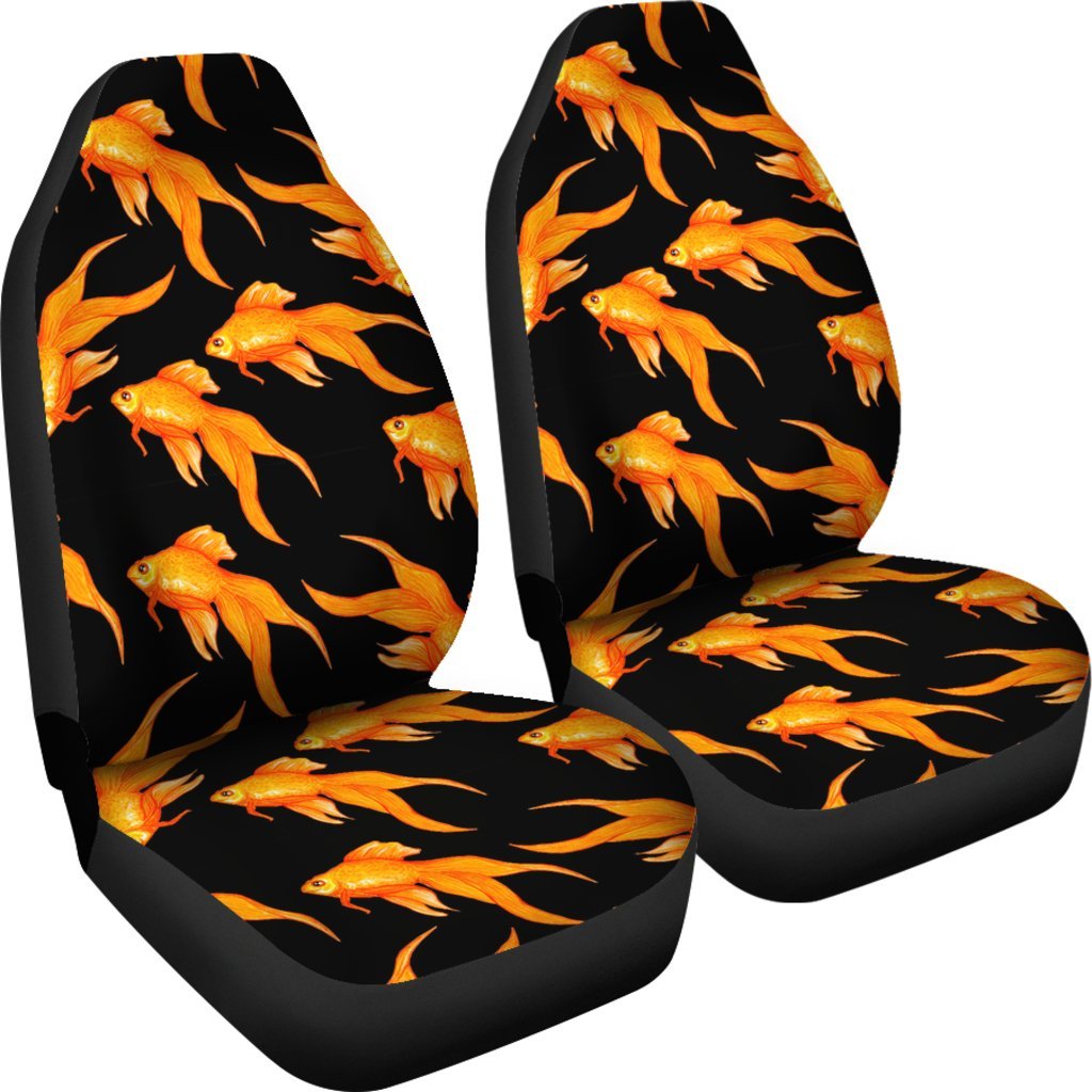 Goldfish Print Pattern Universal Fit Car Seat Cover-grizzshop