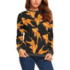 Goldfish Print Pattern Women's Sweatshirt-grizzshop