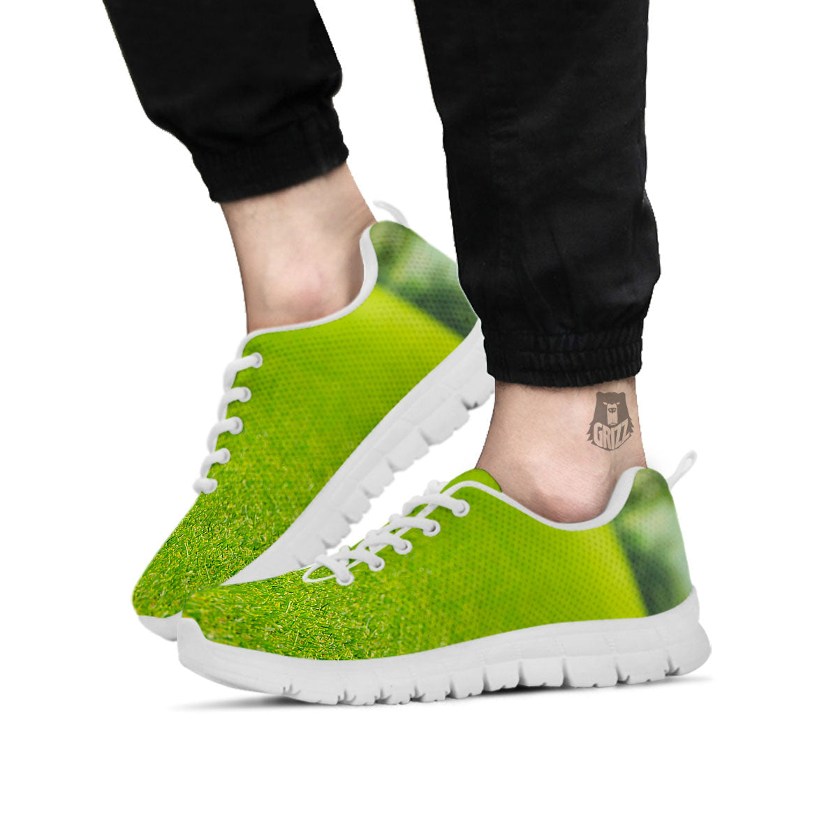 Golf Area Print White Sneaker-grizzshop