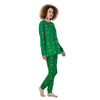 Golf Ball Green Print Pattern Women's Pajamas-grizzshop