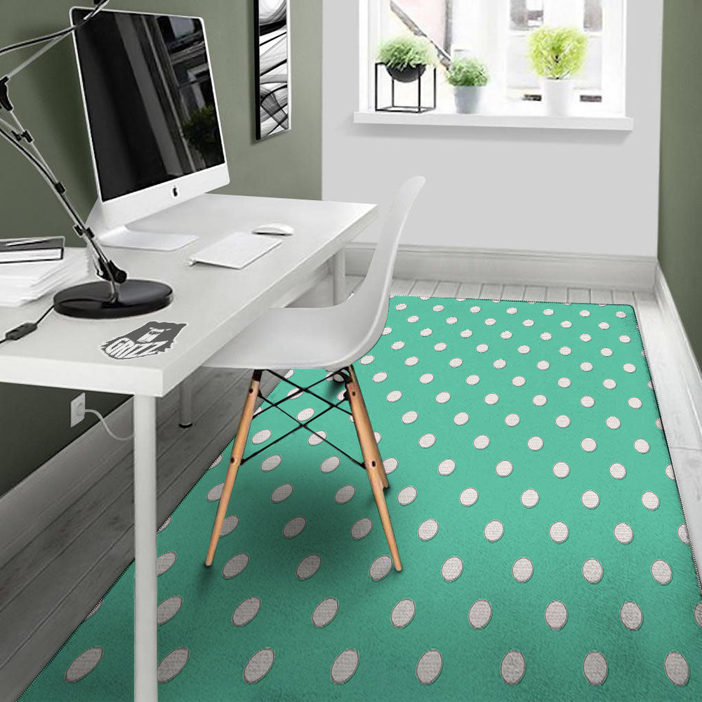 Golf Ball Print Pattern Floor Mat-grizzshop