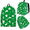 Golf Green Pattern Print Backpack-grizzshop