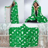 Golf Green Pattern Print Hooded Blanket-grizzshop