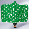 Golf Green Pattern Print Hooded Blanket-grizzshop