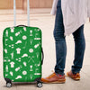 Golf Green Pattern Print Luggage Cover Protector-grizzshop