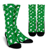 Golf Green Pattern Print Unisex Crew Socks-grizzshop