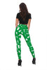 Golf Green Pattern Print Women Leggings-grizzshop