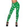 Golf Green Pattern Print Women Leggings-grizzshop