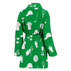 Golf Green Pattern Print Women Long Robe-grizzshop