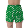 Golf Green Pattern Print Women's Shorts-grizzshop