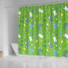 Golf Green Print Pattern Bathroom Shower Curtain-grizzshop