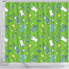 Golf Green Print Pattern Bathroom Shower Curtain-grizzshop