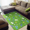 Golf Green Print Pattern Floor Mat-grizzshop