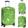 Golf Green Print Pattern Luggage Cover Protector-grizzshop