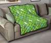 Golf Green Print Pattern Quilt-grizzshop