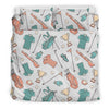 Golf Pattern Print Duvet Cover Bedding Set-grizzshop