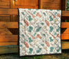 Golf Pattern Print Quilt-grizzshop