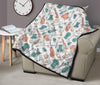 Golf Pattern Print Quilt-grizzshop