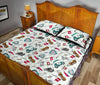 Golf Print Pattern Bed Set Quilt-grizzshop