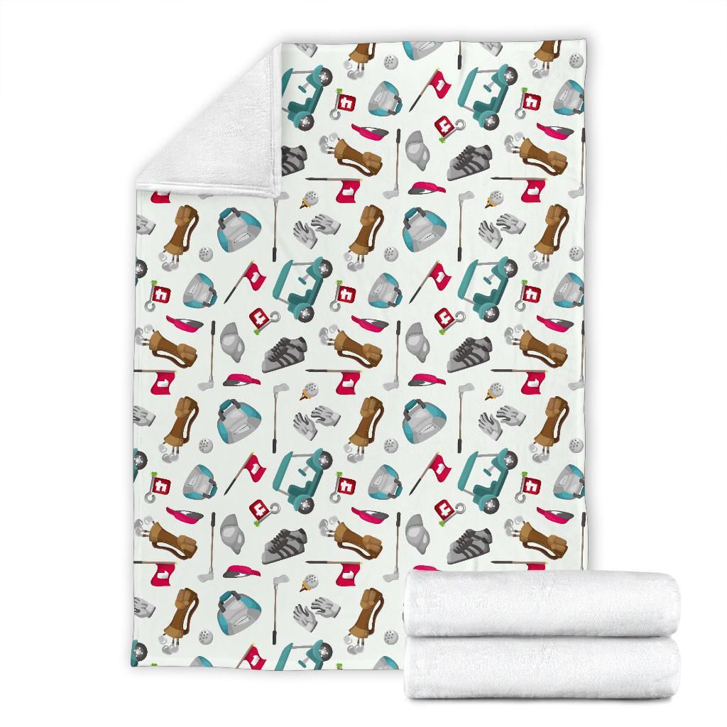 Golf Print Pattern Blanket-grizzshop