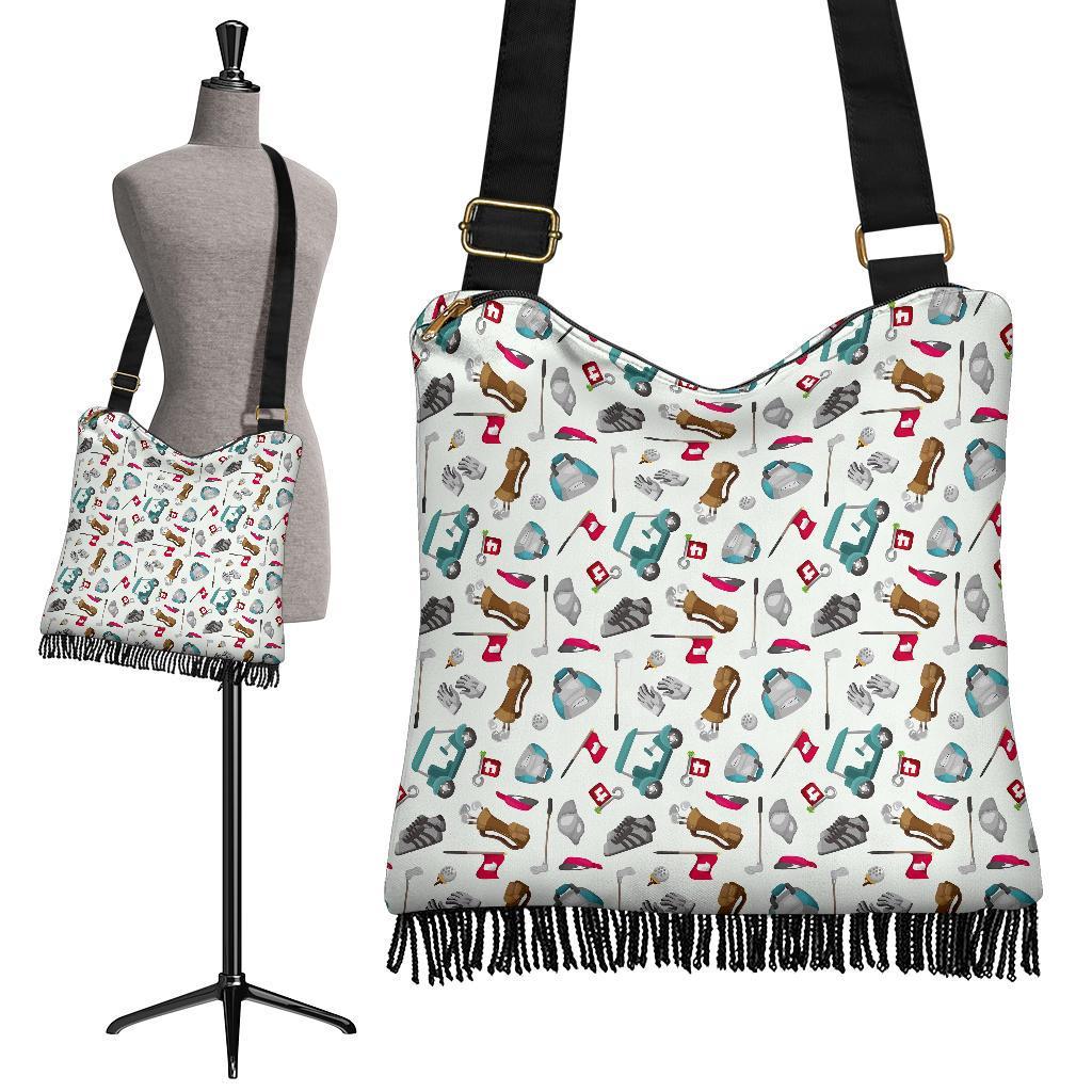 Golf Print Pattern Crossbody bags-grizzshop