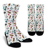 Golf Print Pattern Unisex Crew Socks-grizzshop