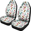 Golf Print Pattern Universal Fit Car Seat Covers-grizzshop