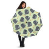 Gorilla Banana Pattern Print Automatic Foldable Umbrella-grizzshop