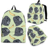 Gorilla Banana Pattern Print Backpack-grizzshop